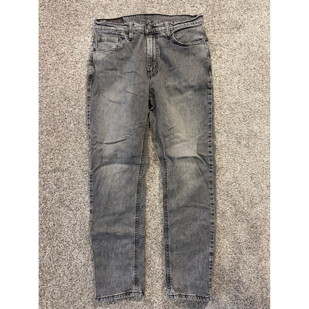 Levis 541 Jeans Mens 32x32 Gray Athletic Taper Stretch Denim Pants